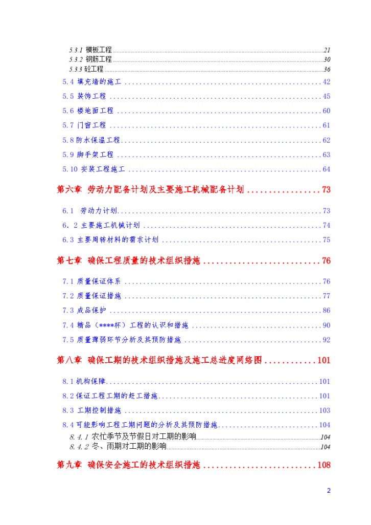 某高层病房楼工程施工组织设计（115.8m 框剪 核心筒）-图二