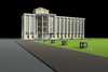 欧式办公楼3D模型和前期渲染