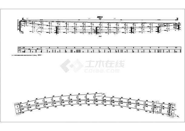 贵阳绕城高速牛朗关特大桥施工图全套CAD-图二
