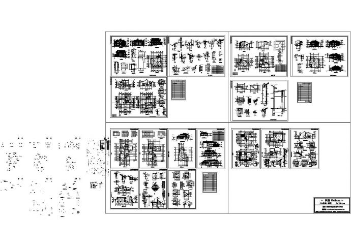 某别墅建筑设计施工图（建筑cad图纸）_图1