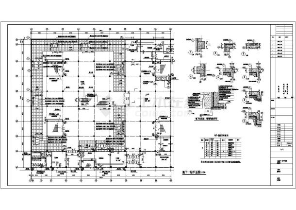 某地区大型百货商厦全套CAD设计图-图二
