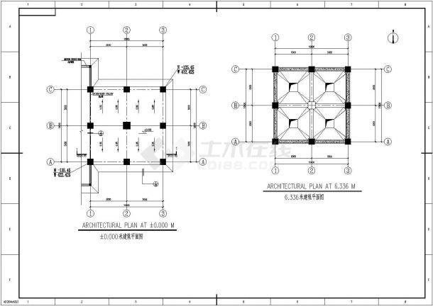 钢筋混凝土筒仓结构设计施工图（中英文标注）-图一