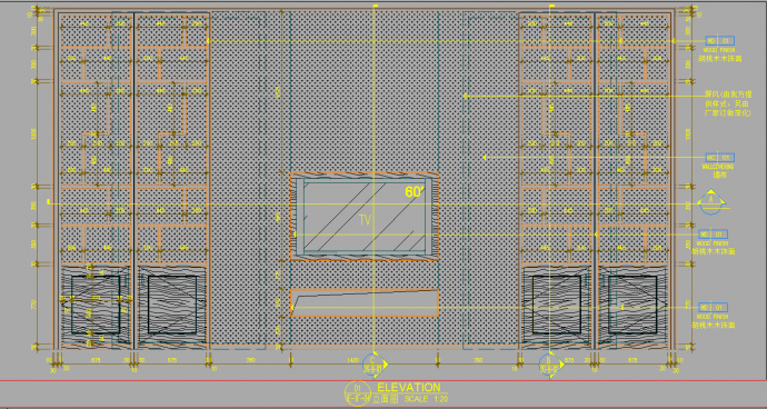 某新中式别墅建筑CAD施工方案（含效果图）_图1