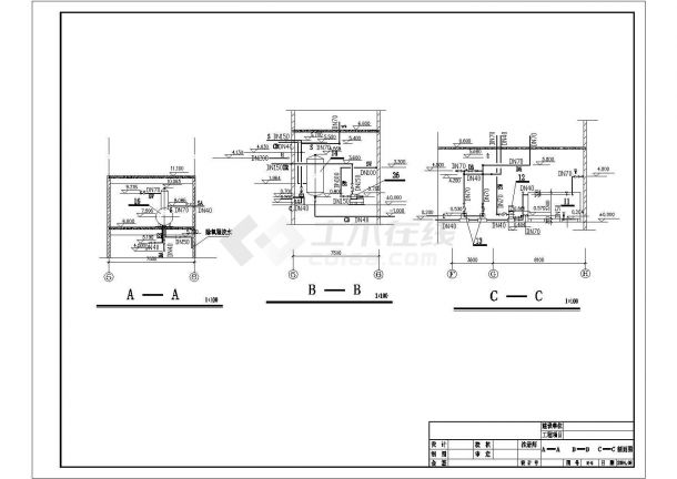 贵州某地区锅炉房工艺流程暖通设计cad施工图-图二
