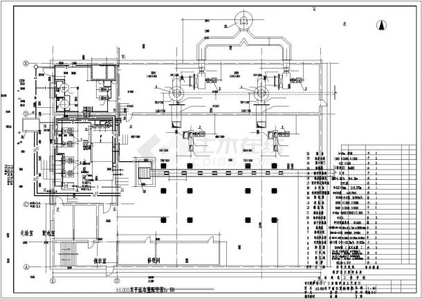 扬州某地区工业锅炉房工艺设计cad施工图-图一