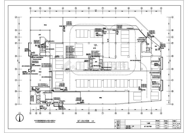 某地高层商业大厦电气设计施工图纸-图二