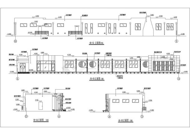 乡村风格一层平屋顶农村房屋建筑设计图（全套）-图一