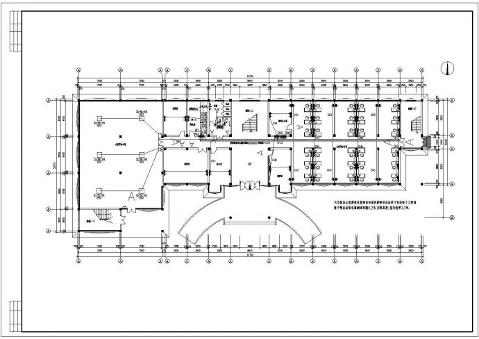 某单位多层办公楼电气设计施工图纸_图1