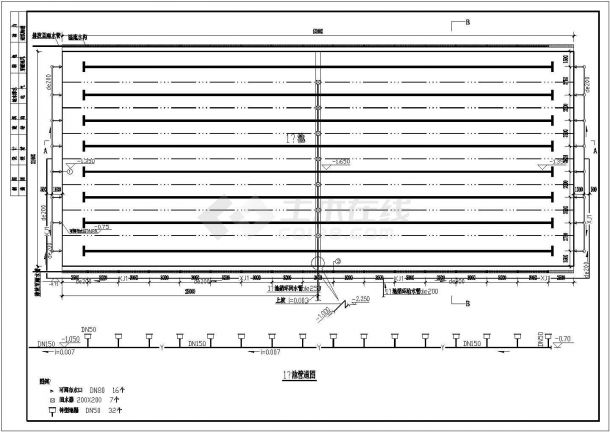 某室外游泳池建筑给排水施工图设计-图二