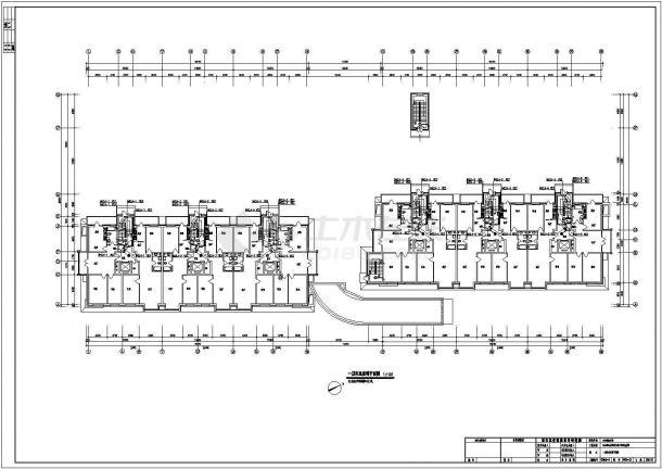某高层豪华住宅楼电气设计CAD图纸-图二