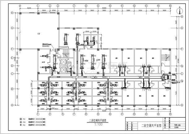 十三层四星级酒店全套cad设计施工图-图一