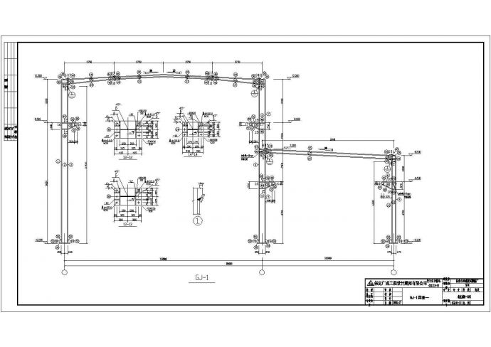 保定某变压器厂房建筑、结构设计施工图_图1