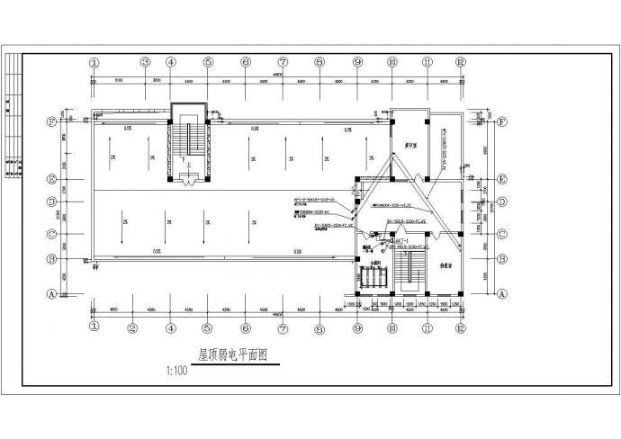 某高层高档综合楼电气CAD设计图_图1