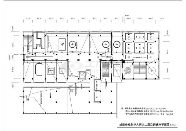 某六层高档休闲酒店全套电气设计图-图二