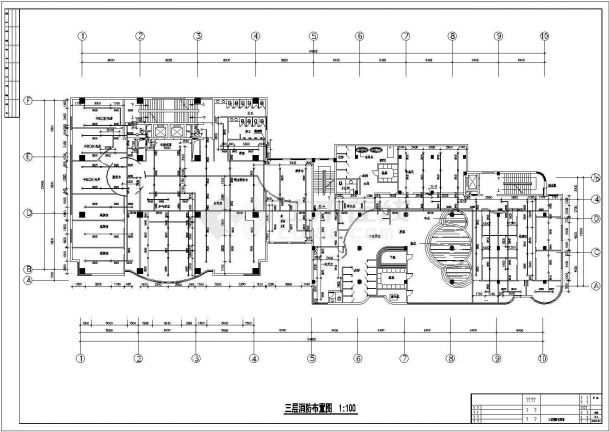 武汉某十三层宾馆消防系统设计施工图-图一