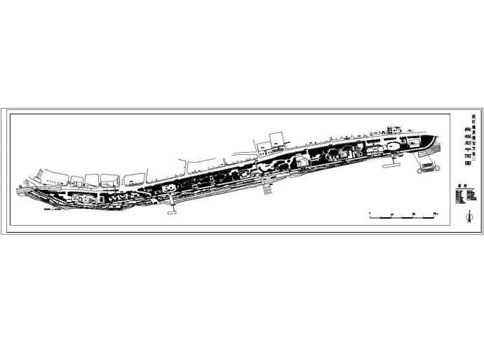 某市滨江地段cad规划方案设计图_图1
