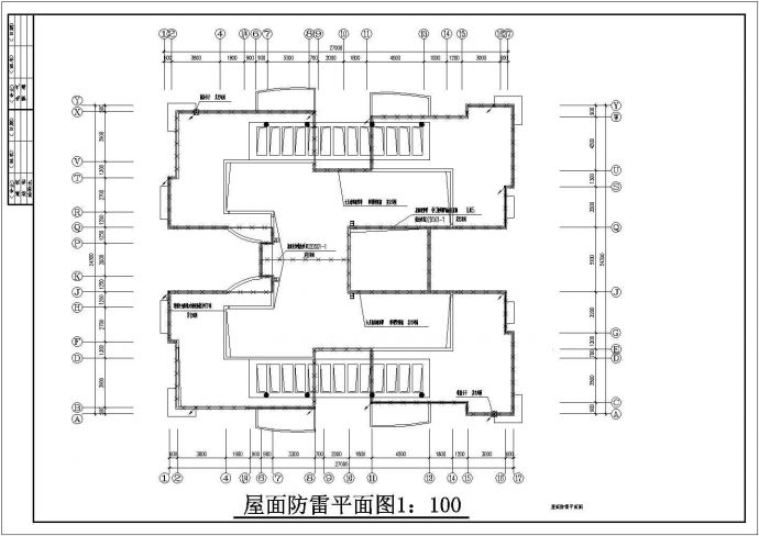 某地区17层小区住宅楼电气设计图_图1