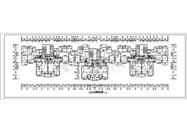 某地区住宅小区1＃楼电气设计CAD图-图二
