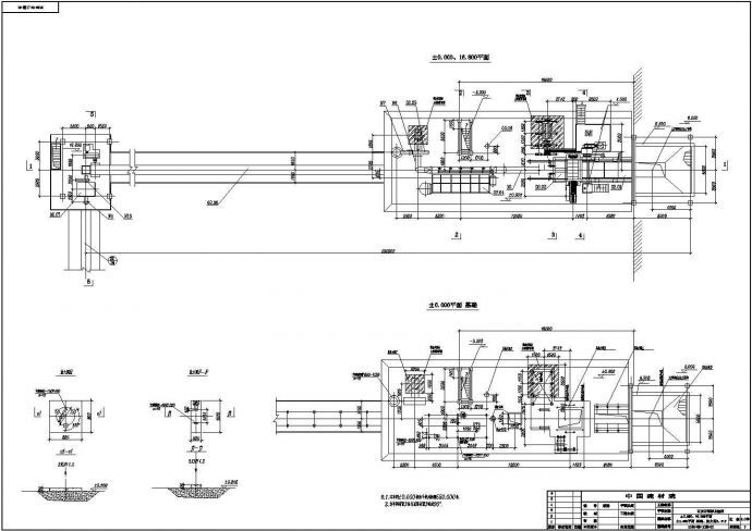 江苏某地区工厂建筑设计CAD图纸_图1
