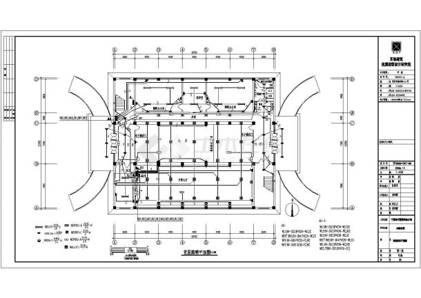 某制药厂5层综合楼电气设计施工图-图二