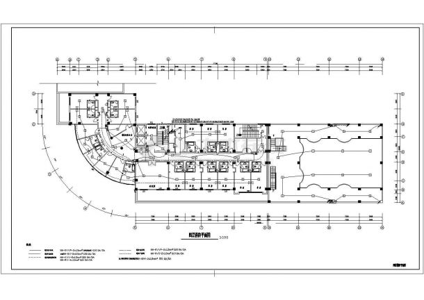 十二层宾馆消防电气设计施工平面图-图二