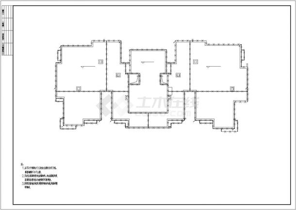 某地区33层住宅楼电气设计CAD全套图-图二