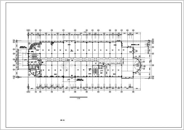 某中茵海华广场12楼建筑设计施工图-图二