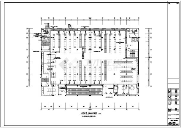 购物商场内部电气设计施工方案图纸-图二