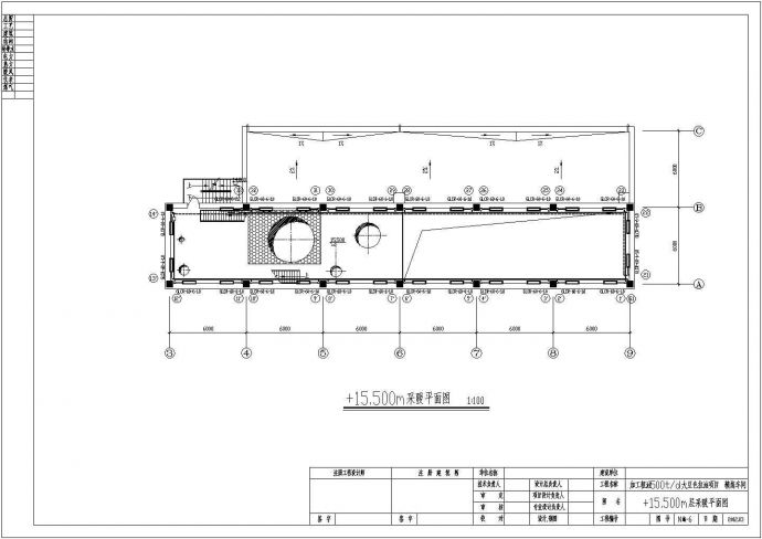 某地区暖通设计精炼车间采暖工程CAD施工图_图1