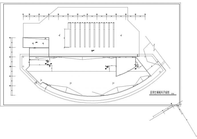 某地区客运站暖通空调设计CAD施工图_图1