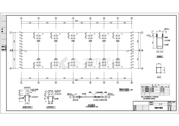 某15米跨仓库钢结构屋面设计施工图-图二