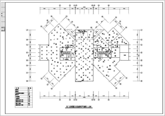 十一层办公楼应急照明电气设计施工图_图1