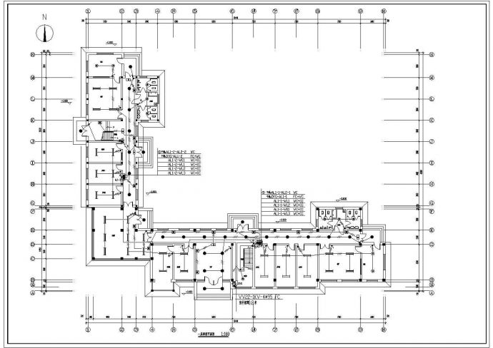 某四层商业办公楼电气设计施工方案_图1