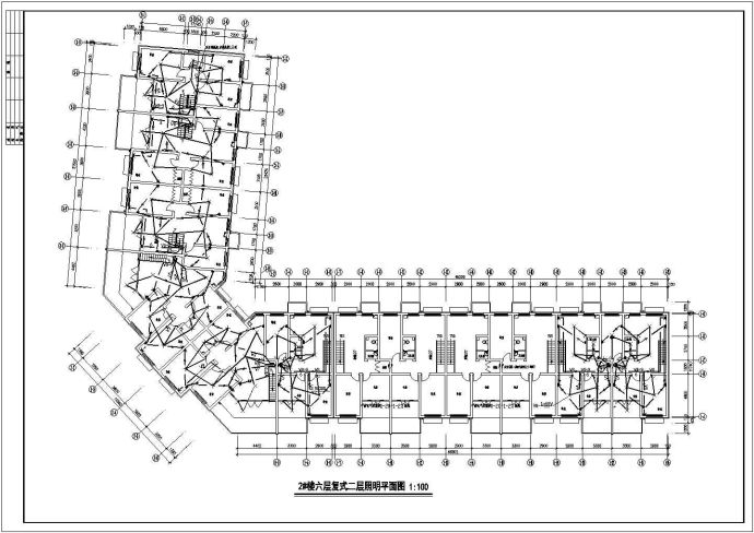 某地区多层住宅楼全套电气CAD图_图1