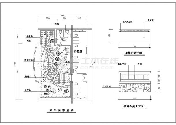  CAD Landscape Garden Design Drawing of a Town Residential Area in Hunan Province - Figure 1