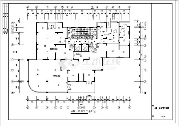某地区高层住宅初步电气设计CAD图-图二
