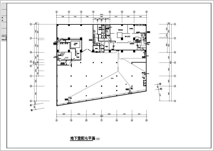 某商住楼建筑内部电气设计施工图纸_图1