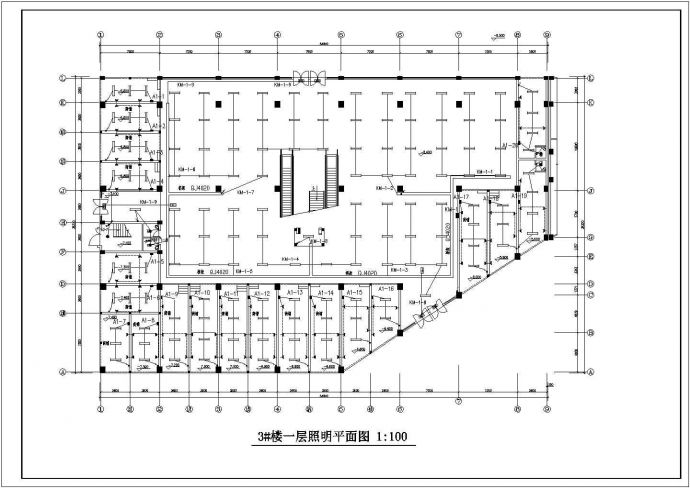 商住楼建筑内部全套电气设计施工图纸_图1