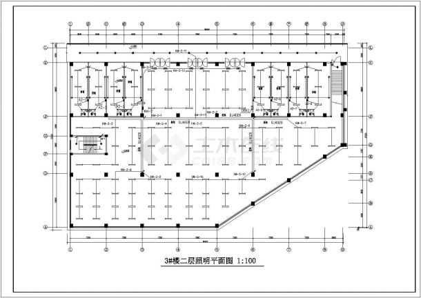 商住楼建筑内部全套电气设计施工图纸-图二