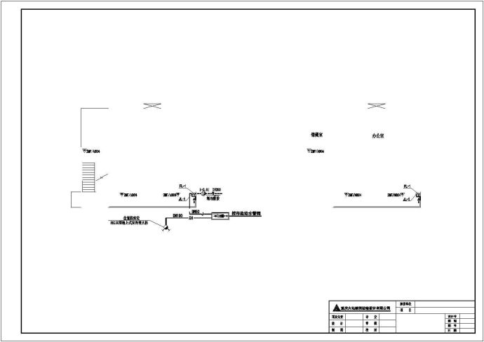 某地区小学建筑给排水设计CAD施工图_图1