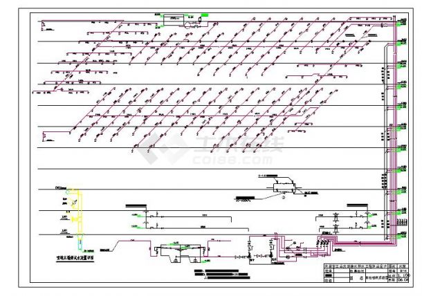 全套建筑给排水设计cad施工图-图二