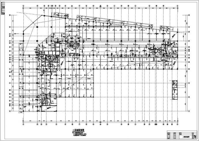 广西某12层框架剪力墙结构设计施工图纸_图1