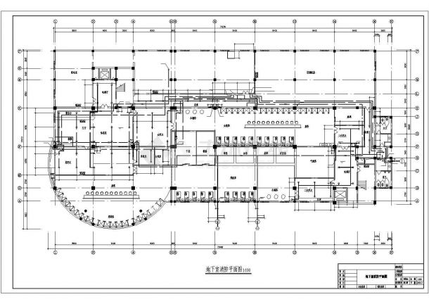 山西某四层大酒店给排水消防CAD施工图-图一