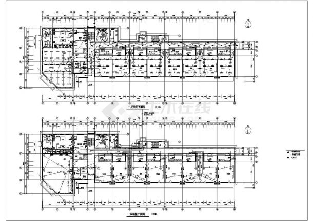 某地三层幼儿园建筑楼电气设计施工图-图一