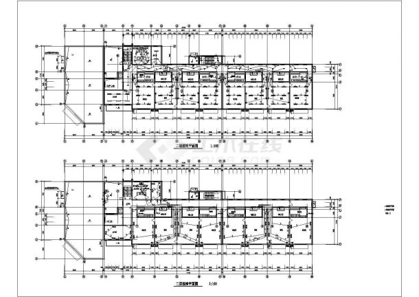 某地三层幼儿园建筑楼电气设计施工图-图二