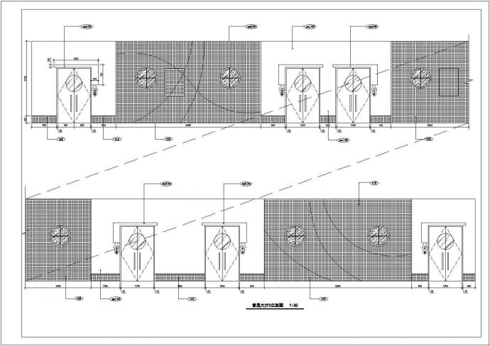 江苏某地区小型幼儿园建筑装修设计CAD施工图_图1