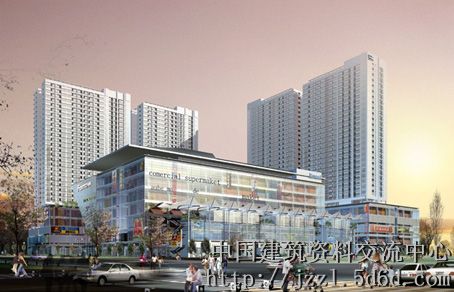 中国建筑画经典-商业建筑_图1