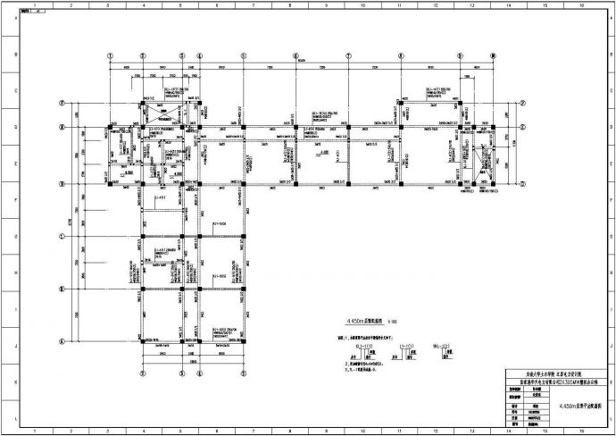 某地多层框架结构综合办公楼结构设计施工图_图1