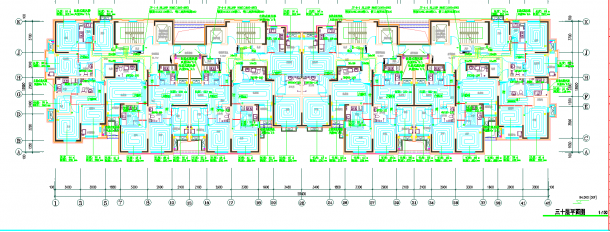 某地区三十层公租房暖通施工图纸（详细）-图二