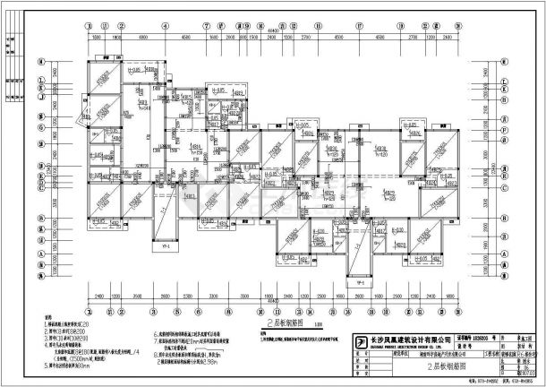 湖南某六层底框住宅结构设计施工图纸-图二